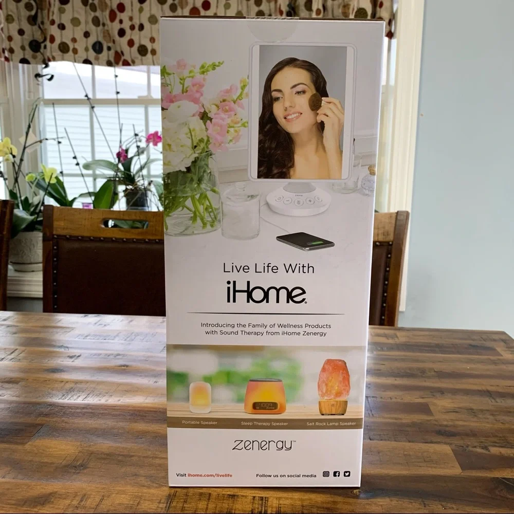 New iHome Reflect Vanity Mirror Bluetooth Speaker